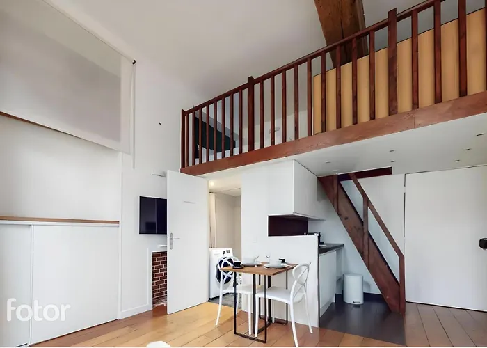 アパート Chez Gustave: Clim Calm,saint Paul Marais, 2guests *