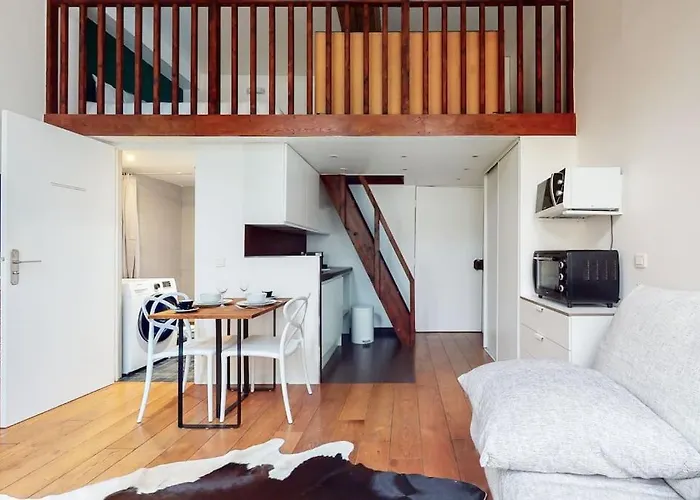 Chez Gustave: Clim Calm,saint Paul Marais, 2guests *