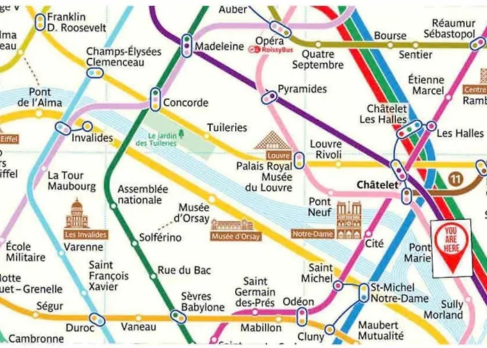 Chez Gustave: Clim Calm,saint Paul Marais, 2guests アパート *