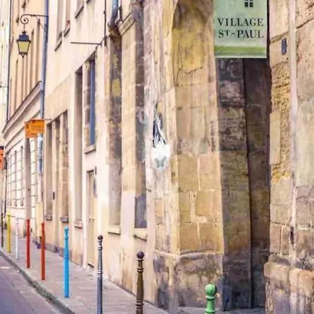 Lejlighed Chez Gustave: Clim Calm,saint Paul Marais, 2guests *
